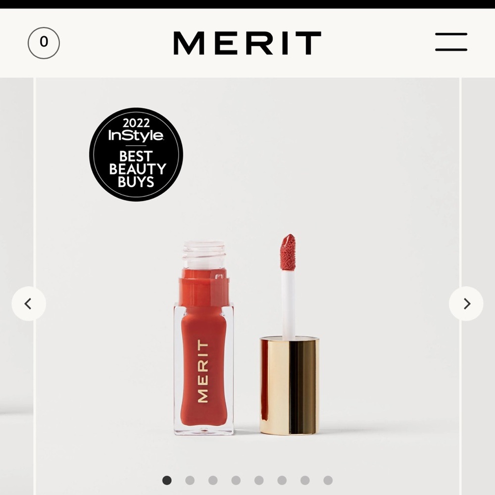 Merit tinted lip oil in Cara Cara - NWT